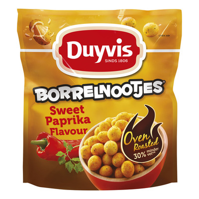 Duyvis Oven roasted borrelnootjes paprika