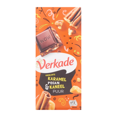Verkade Krokante Karamel Pecan & Kaneel Puur
