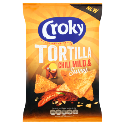 Croky Tortilla Chili Mild & Sweet 170 g