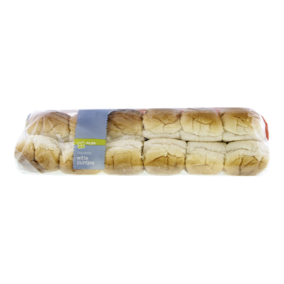 PLUS Witte puntjes 10 + 2 gratis