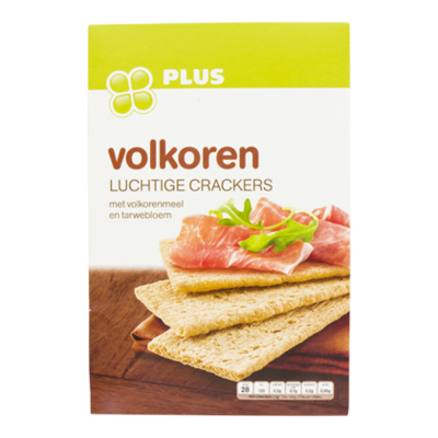 Huismerk Luchtige crackers volkoren
