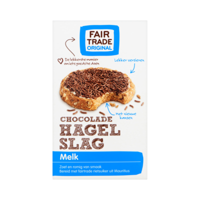 Fair Trade Original Chocolade Hagelslag Melk