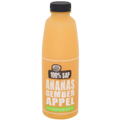 Fruity King 100% sap appel ananas gember