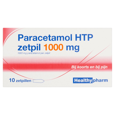 Healthy Paracetamol Zetpil 10 Stuks 100 g