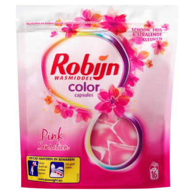 Robijn Wasmiddel capsules pink sensation