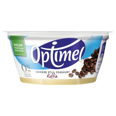 Optimel Magere Griekse Stijl Yoghurt Koffie 150 g