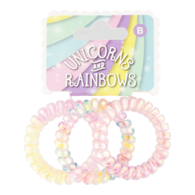 Neutraal Unicorns Elastiek Curly