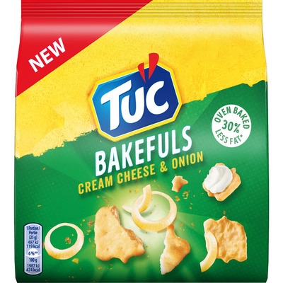 Tuc Bakefuls cream cheese & onion