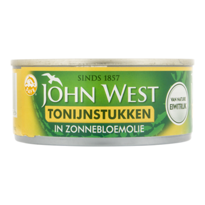 John West Tonijnstukken in zonnebloemolie