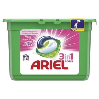 Ariel 3 in 1 pods wascapsules fresh sensations
