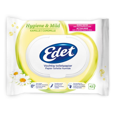 Edet Kamille vochtig toiletpapier