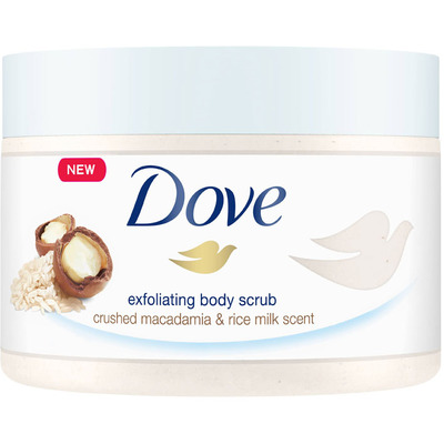 Dove Shower scrub macad & rice milk
