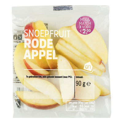Huismerk Snoepfruit rode appel