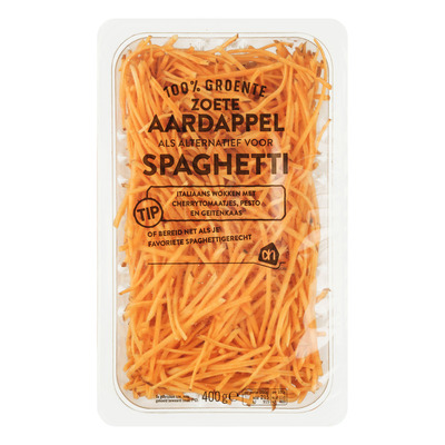 Huismerk Zoete aardappel spaghetti