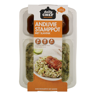 Huismerk Andijvie Stamppot Met Slavink