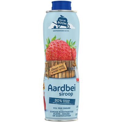 Van de Boom Siroop aardbei