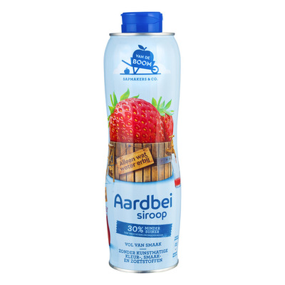 Van de Boom Siroop aardbei