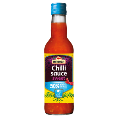 Inproba Chilli Sauce Sweet 50% Minder Suiker