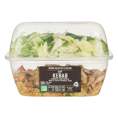 Huismerk Maaltijd & salade kip kebab