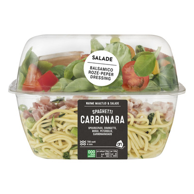 Huismerk Maaltijd & salade spaghetti carbonara