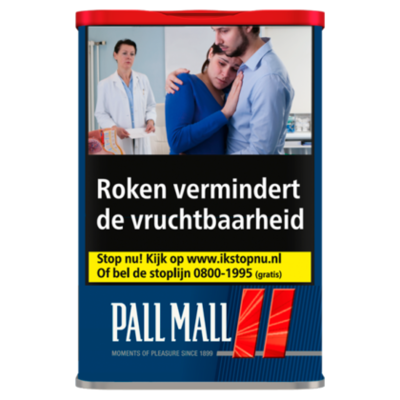 Pall Mall Red VT Inh. wijzigt naar 60gr