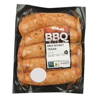Huismerk BBQ worst Texas