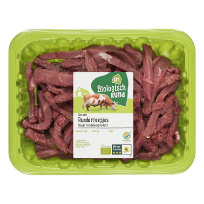Huismerk Biologisch Runderreepjes