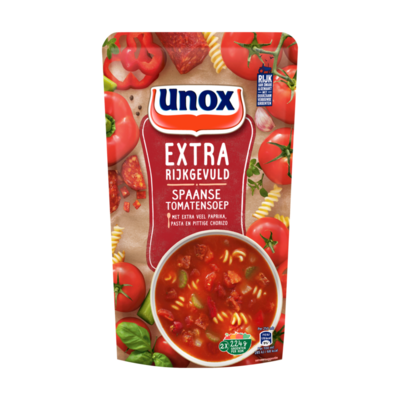 Unox Soep In Zak Spaanse Tomatensoep