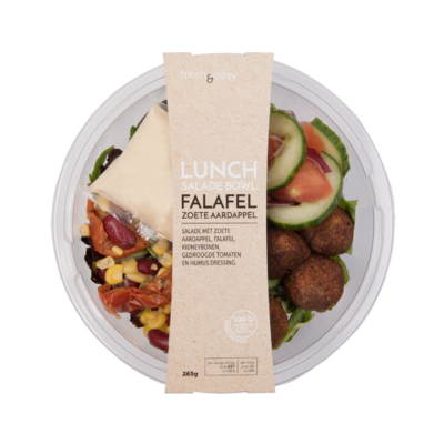 Fresh & easy Bowl falafel zoete aardappel