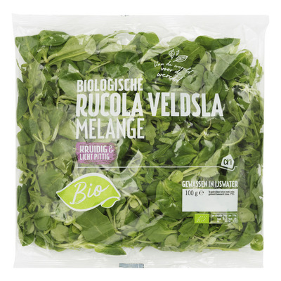 Huismerk Bio rucola veldsla melange
