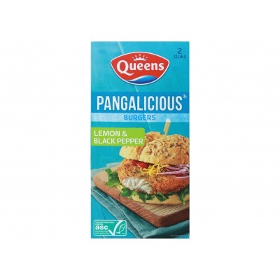 Queens Pangalicious burger lemon