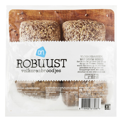 Huismerk Robuust volkorenbroodje