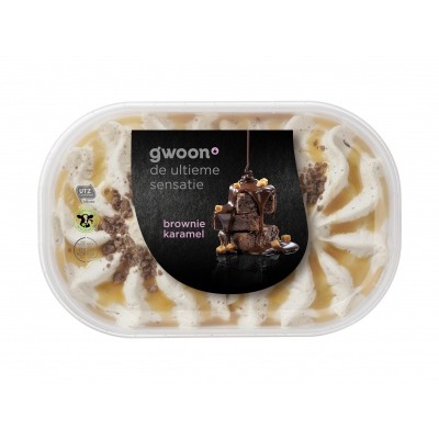 Huismerk Slagroomijs Brownie