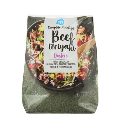 Huismerk Beef teriyaki met rijst