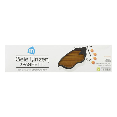 Huismerk Gele linzen spaghetti