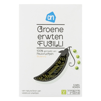 Huismerk Groene erwten fusilli