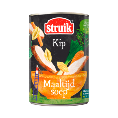 Struik Maaltijdsoep Kip