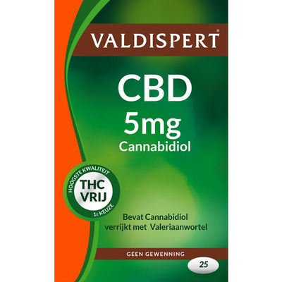 Valdispert CBD 5mg 125mg valeriaan