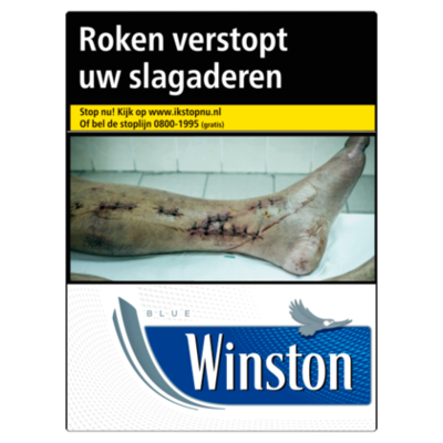 Winston Sigaretten blue box