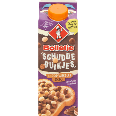 Bolletje Schuddebuikjes choco-vanille duo