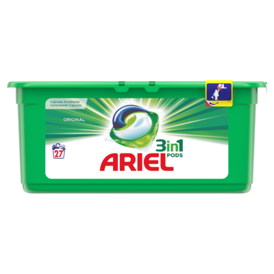 Ariel 3in1 Pods Original Wasmiddelcapsules 27 Wasbeurten