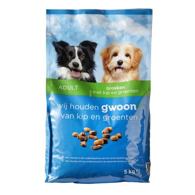 Huismerk Hondenbrokken Met Kip En Groenten