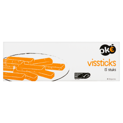 Budget Huismerk Vissticks 15 x 30 g