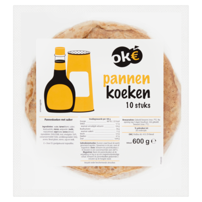Budget Huismerk Pannenkoeken 10 Stuks 600 g