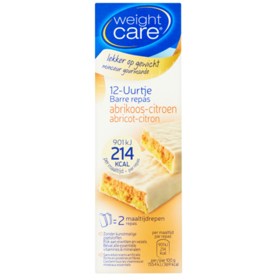 Weight Care 12-uurtje abrikoos citroen