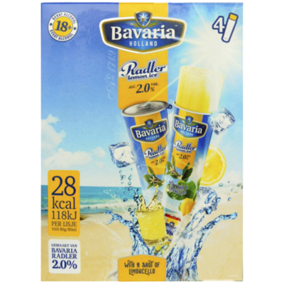 Bavaria Radler ijs 2.0 popsicle limoncello