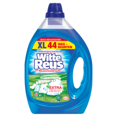 Witte Reus Wasmiddel vloeibaar gel wit