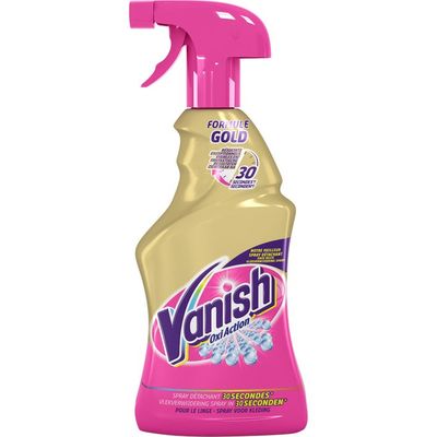 Vanish Gold pretreat spray gold