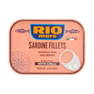 Rio Mare Sardine Filets in Olijfolie met Rode Peper