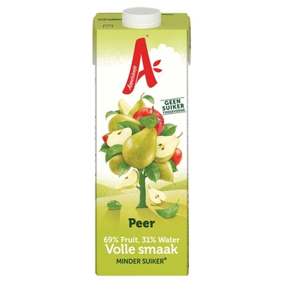 Appelsientje minder fruitsuiker peer